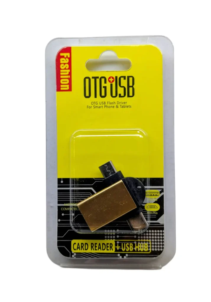 کارت ریدر و usb otg دو سر
